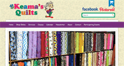 Desktop Screenshot of keamasquilts.com